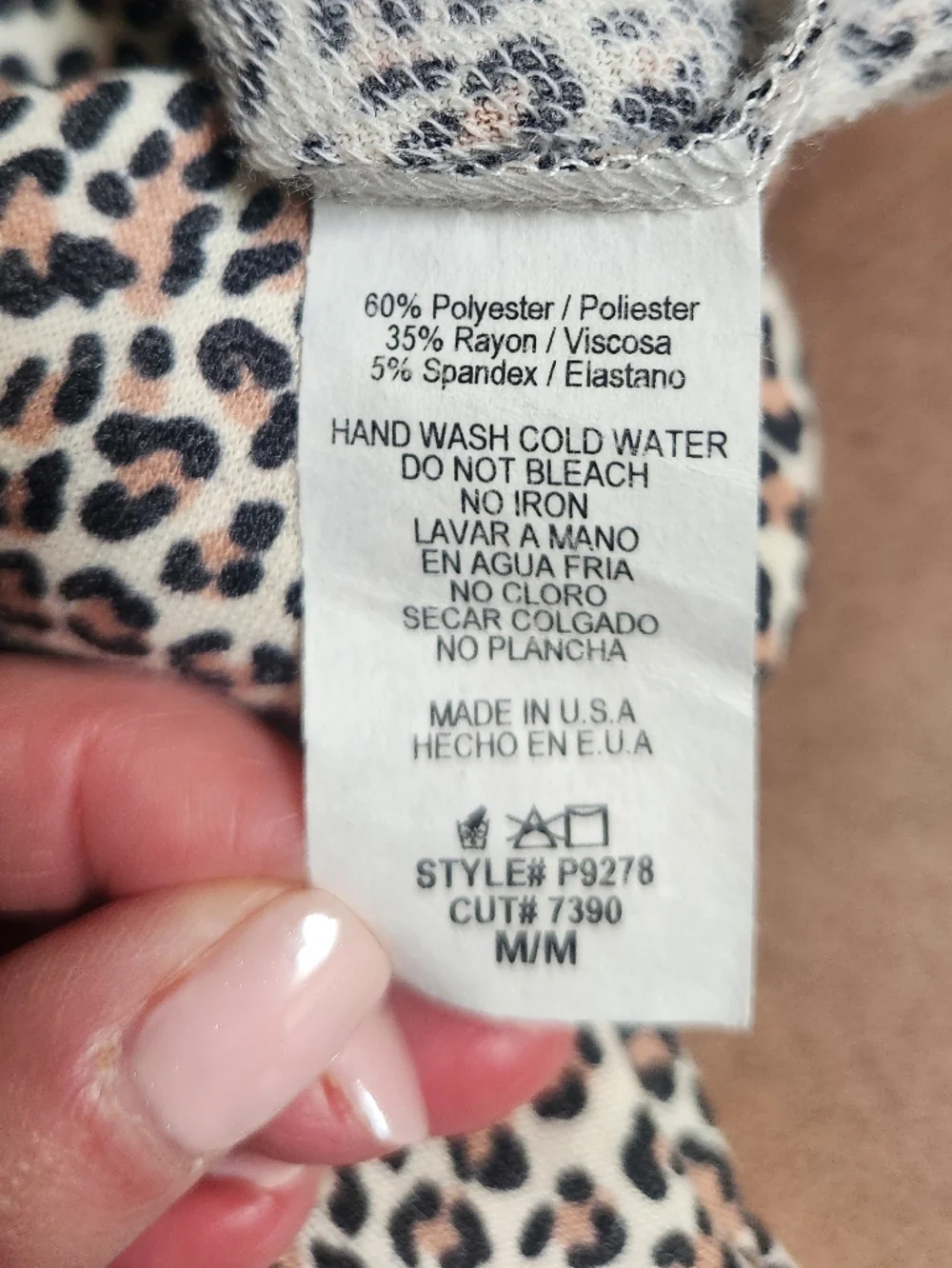 Leopard Print Wide Leg Lounge Pants From 12pm By Mon Ami - Picture 6 of 6